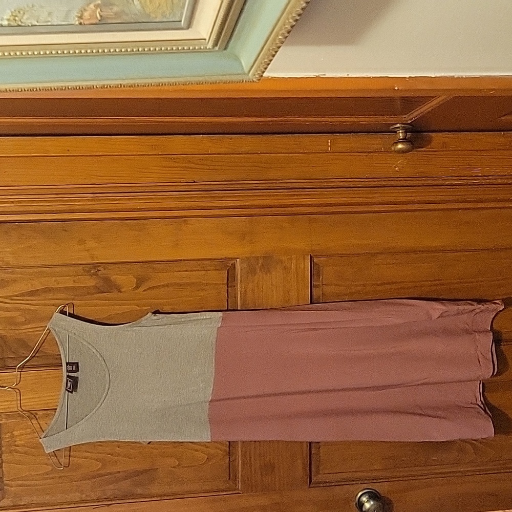 Two toned aline dress